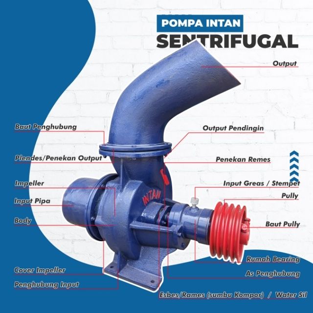 Pompa intan Sentrifugal